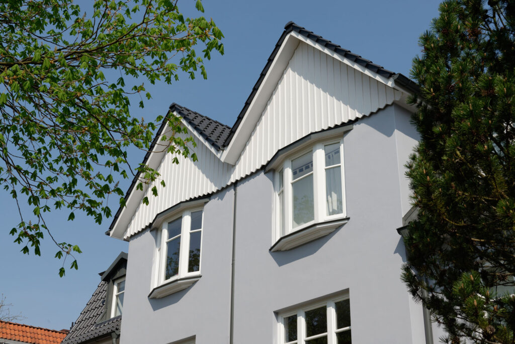 Vorderansicht Stadtvilla Hamburg