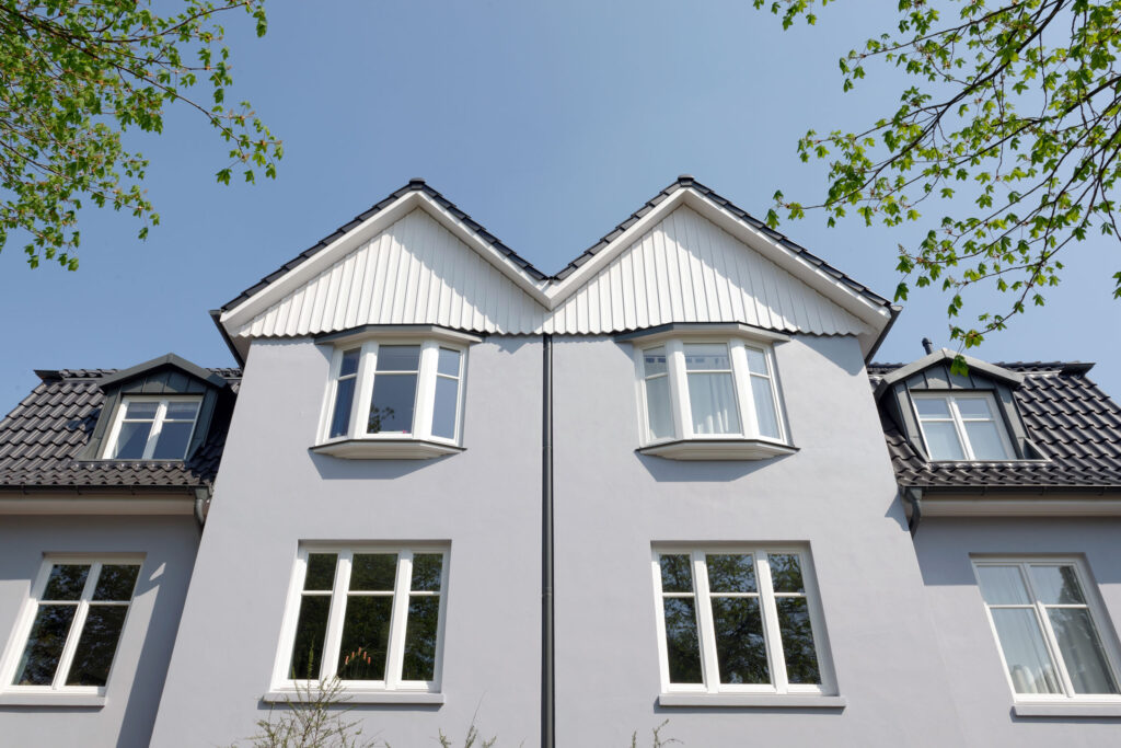 Gibelansicht Stadtvilla Hamburg