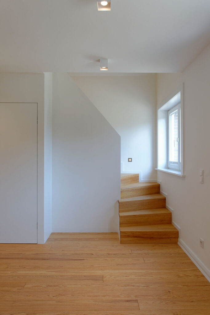 Treppenhaus eines Einfamilienhauses