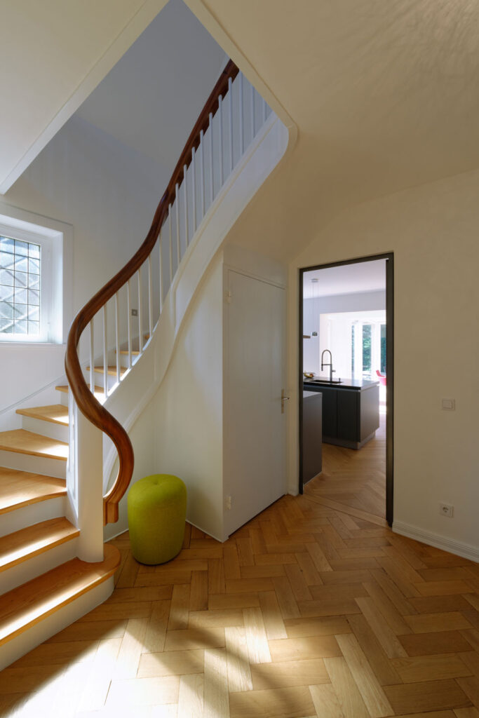 Treppenhaus eines Einfamilienhauses