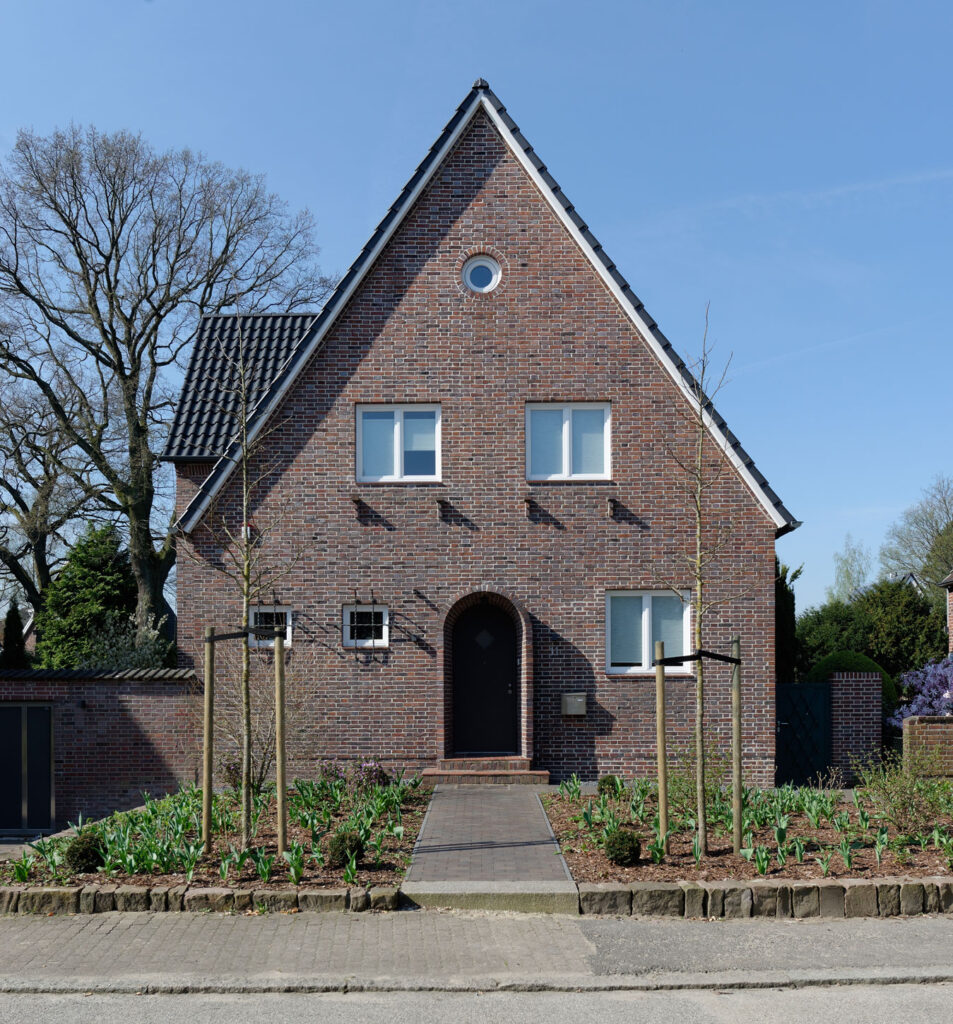 Einfamilienhaus aus Backstein