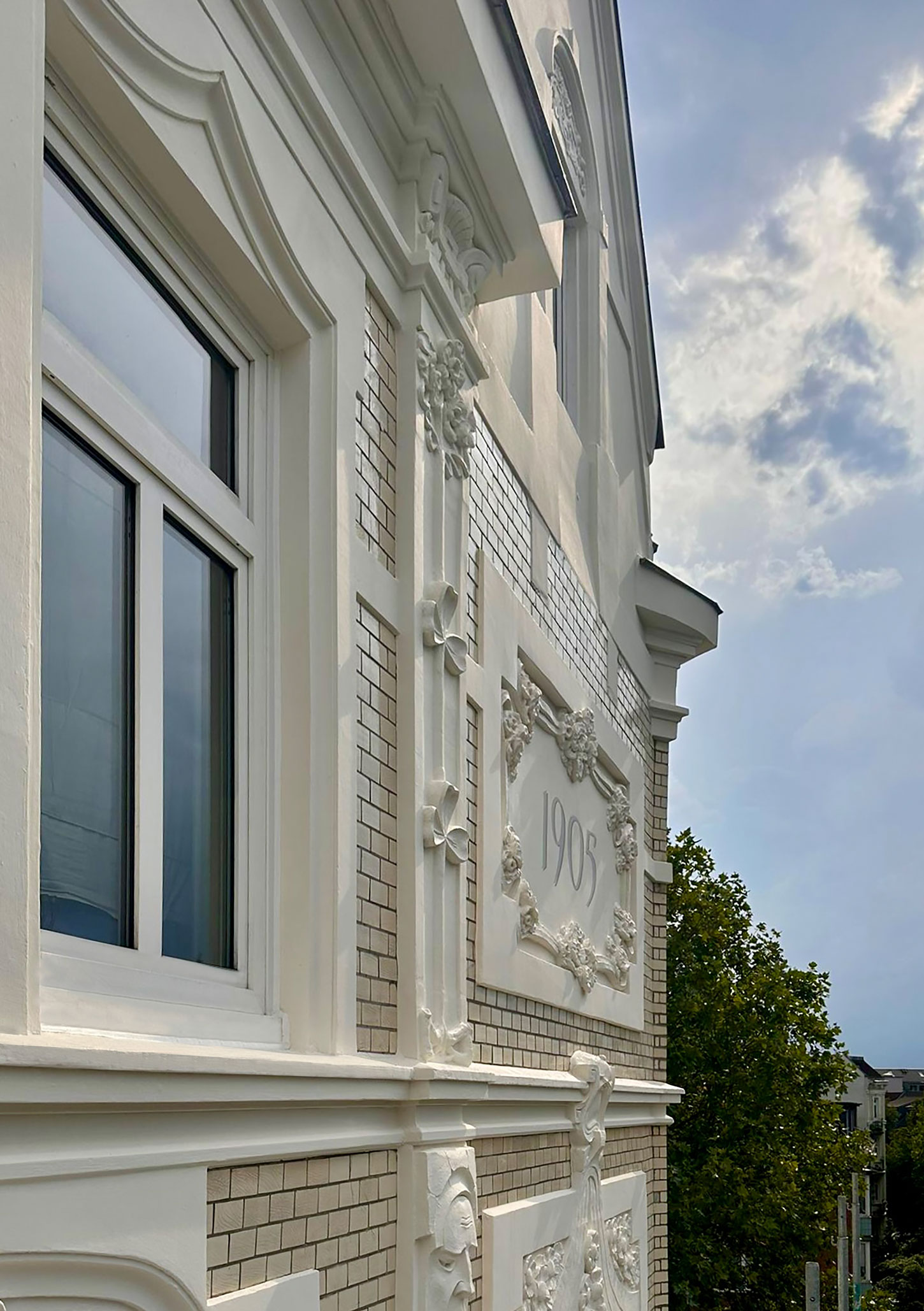 Eine Jugendstil-Fassade