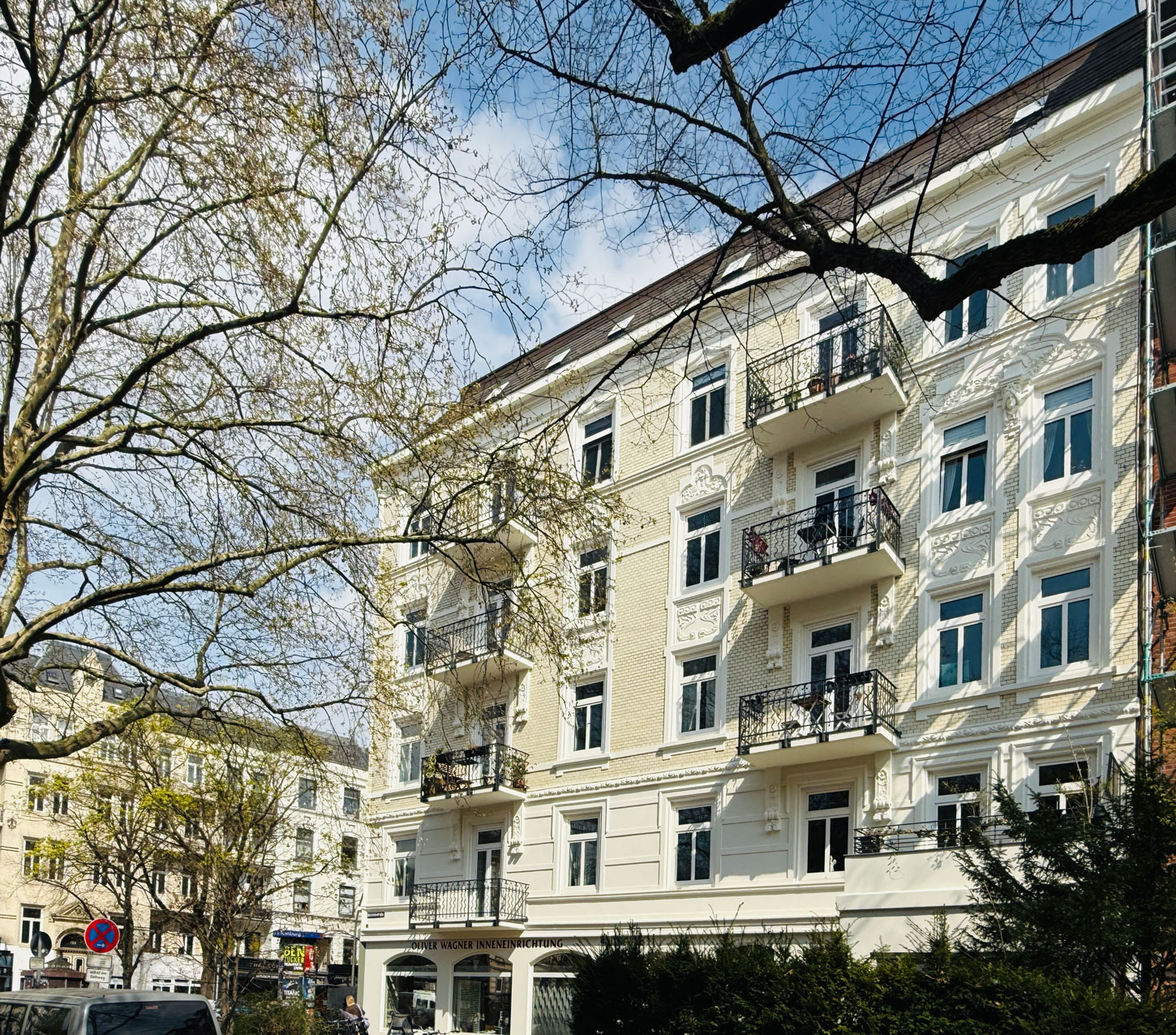 Jugendstil Hausfassade