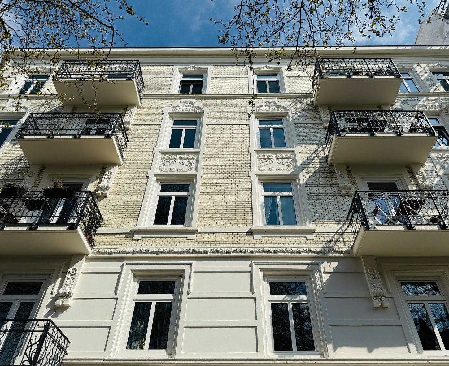 Jugendstil Hausfassade