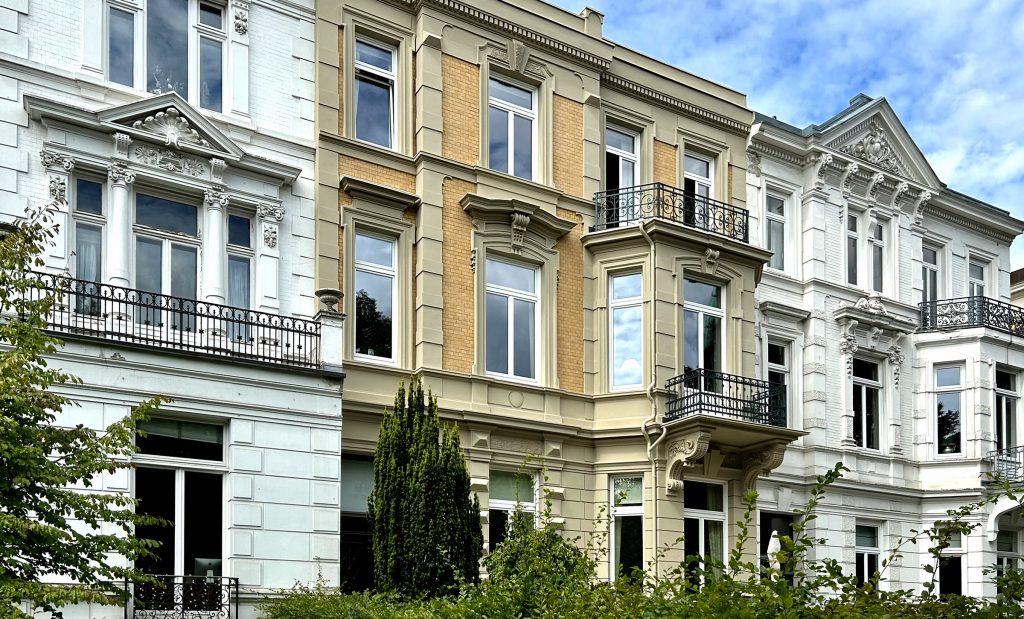 Ansicht eines Stadthauses